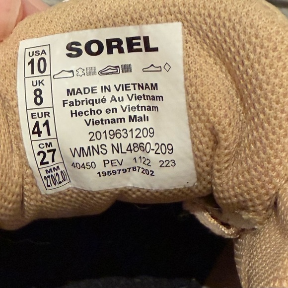 Sorel Women's Tan Footwear Size 10 - Picture 3 of 5
